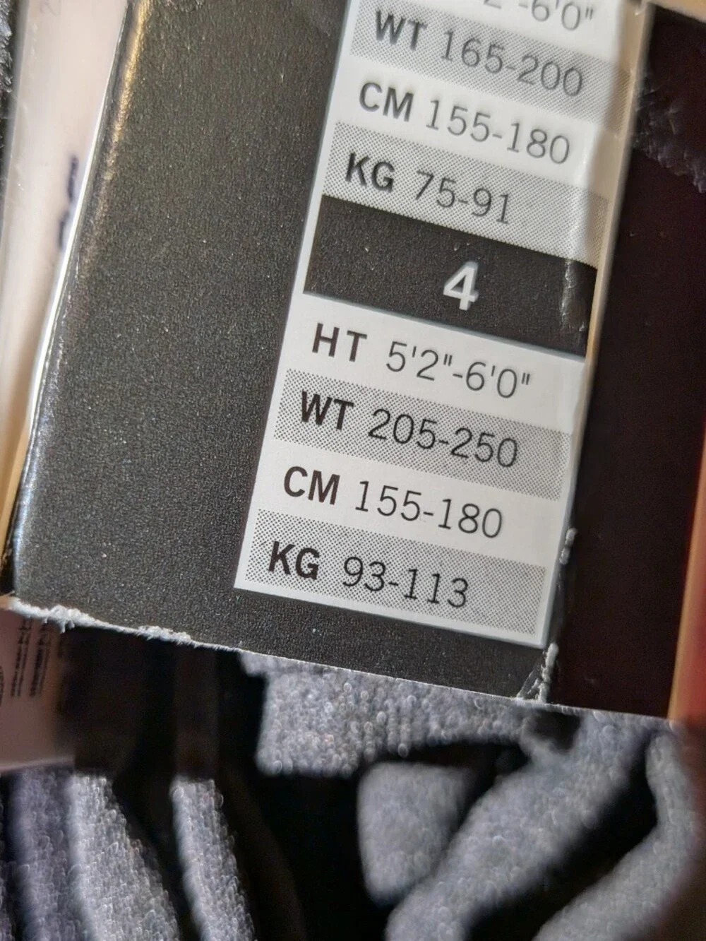 New HUE Black Control Top Tights - Opaque Size 4